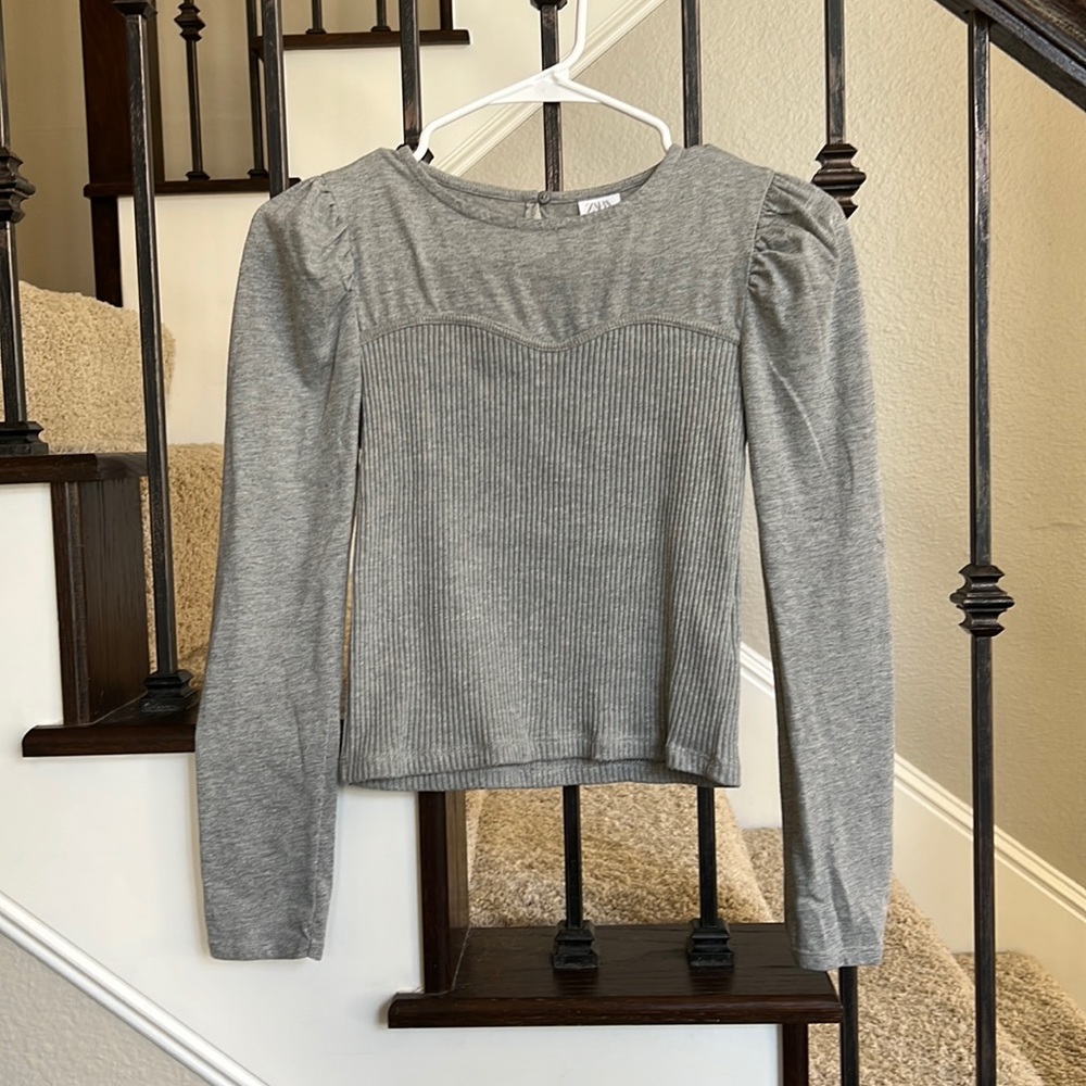 Zara Girls Long Sleeve Top